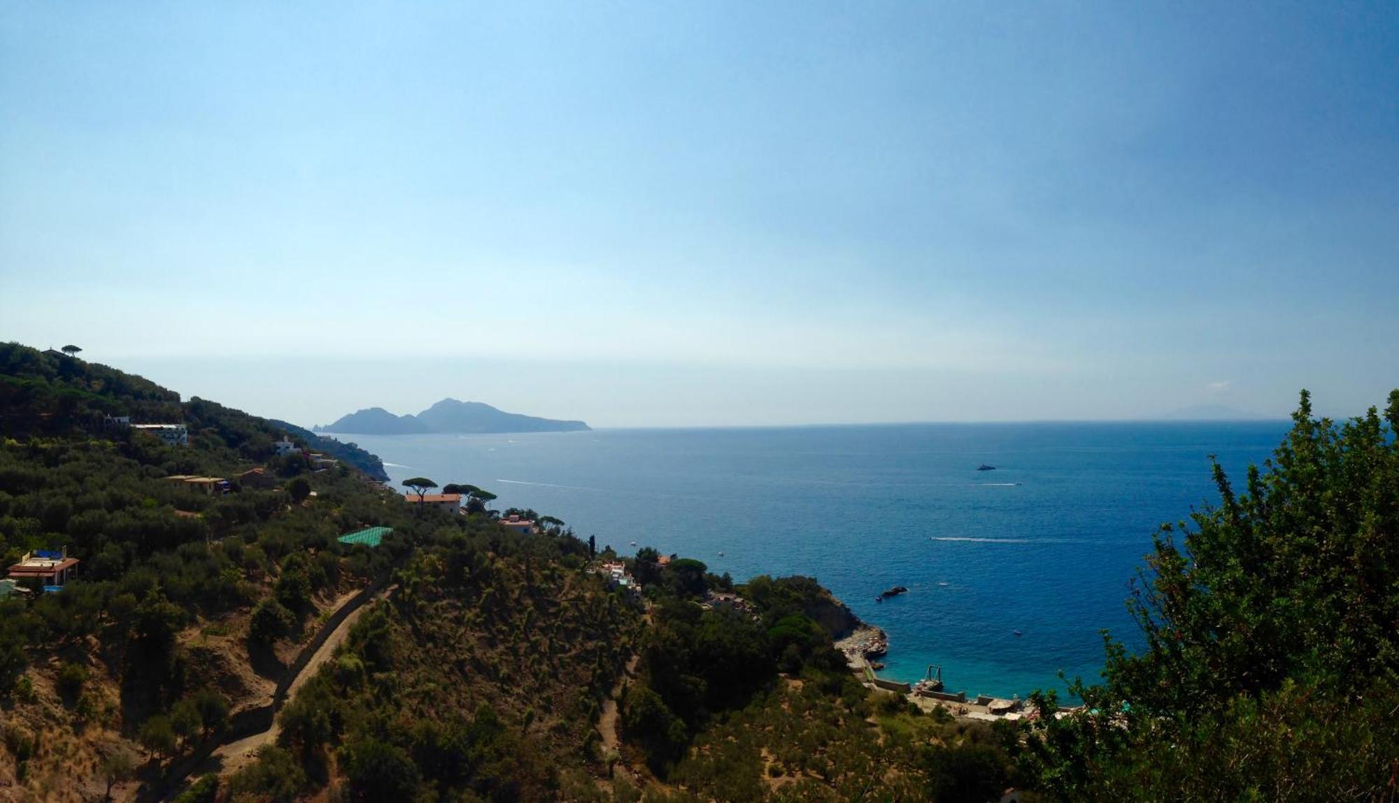 Bilocale Panoramico “Lo Sguardo” Apartment Massa Lubrense Bagian luar foto